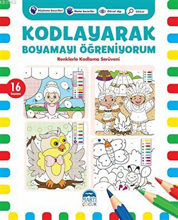 Kodlayarak Boyamayı Öğreniyorum 2 - Kerem Altındağ - Martı Yayınları