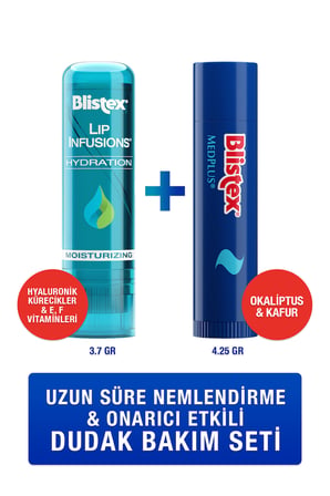 Uzun Süreli Nemlendirici Lip Infusions Hydration+kuru Ve Çatlamış Dudaklara Onarıcı Medplus Stick