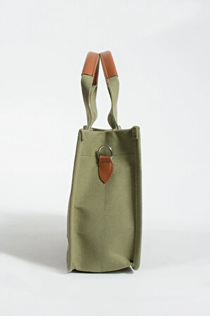 KANVAZ KUMAŞ ÜÇ GÖZLÜ BÜYÜK OMUZ ÇANTASI