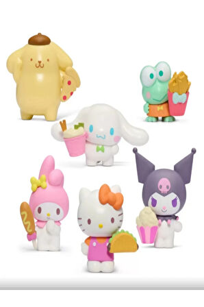 Toys GIO-HKTE9000 Hello Kity Ve Arkadaşları 5 cm Mini Figürler
