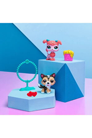 Seri 2 Kaniş ve Çoban Köpeği LPS Minişler 2'li Figür Seti