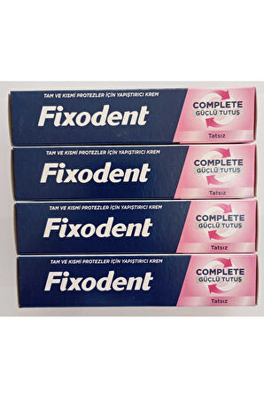 Complete Diş Protez Yapıştırıcı Aromasız 47g X4 Adet