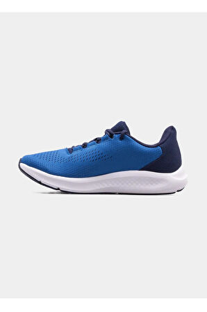 Under Armour Erkek UA Charged Pursuit 3 Big Logo Koşu Ayakkabısı 3026518-401 Mavi