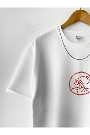Erkek  Kısa Kollu Oversize T-shirt garalio