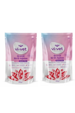 Vivet Granül Sir El Ağdası Pudralı Hassas Ciltler 250 gr × 2 paket