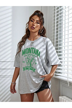 LUNAVISTA Montanaa Baskılı T-Shirt unisex