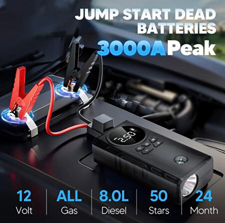 Castu CS61 Plus Max – Multi-Function akü takviye | 12000mAh