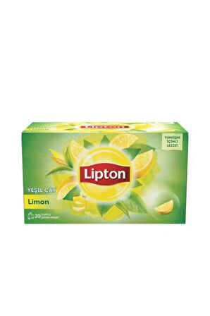 Lipton Limonlu Yeşil Çay Süzen Poşet 20 x 1.5 G
