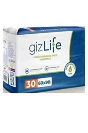 GIZLIFE Yatak Koruyucu Örtü 60x90 cm 8 PAKET– 240 Adet
