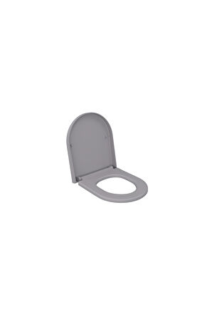 Pure S Kısa Klozet Kapağı Mat Gri A0302-006