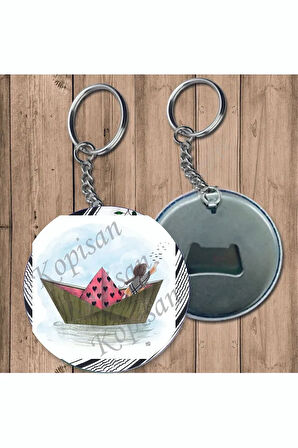 2 Adet Karpuz Direniş Filistin Kudüs Gazze Özgür Filistin Temalı Açacaklı Anahtarlık