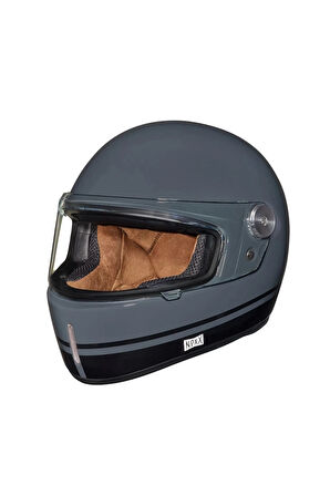 X.g100r Rumble Gri-siyah Kask