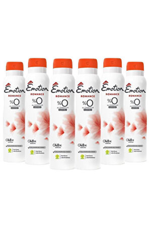 Emotion Romance Kadın Deodorant 6x150ml