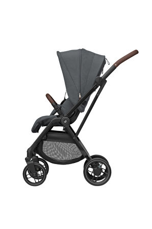 Leona 2 Çift Yönlü Uzatılabilir Sırt Desteği Tam Yatabilir Bebek Arabası Twillic Graphite