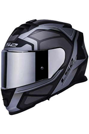 Storm 2 Faster Tıtanıum Fullface Motosiklet Kaskı Gri Camlı