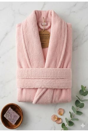 Bornoz Şalyaka Colourist Açık Pembe