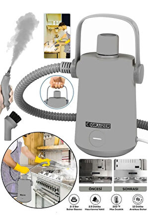 Alman EasyFix Series Profesyonel Buharlı Temizleyici Buharlı Temizlik Makinesi