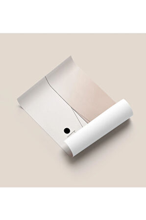 Çerçevesiz Poster - Dijital Baskı - Soyut Kayık