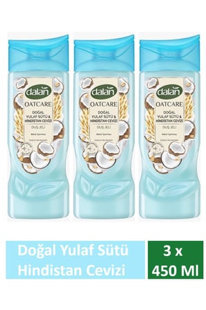 Duş Jeli Oatcare Yulaf Sütü Ve Hindistan Cevizi 450 Ml x 3 Adet