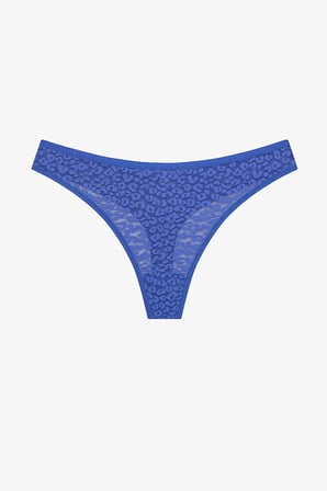 Lace Dantel 3lü Çok Renkli Tanga Külot