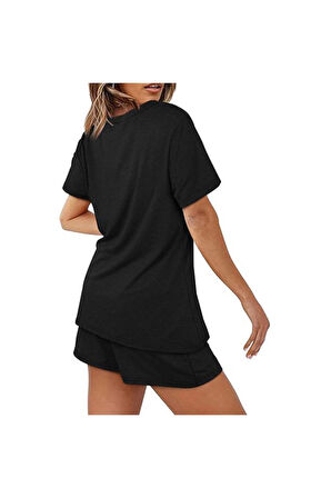 Şort Tişört Takım Baskılı