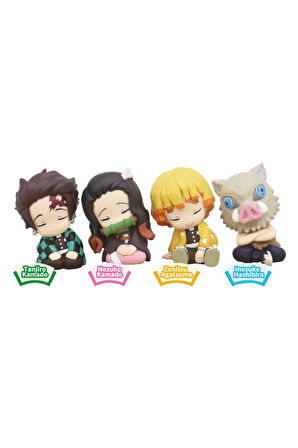 Nessiworld Twinchees Demon Slayer Figürleri Uyuyan Minikler