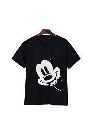 Mickey Baskılı Çocuk Tişört garalio