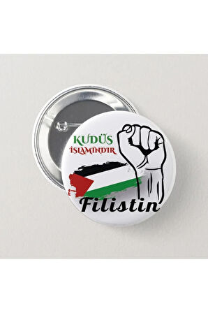 Kudüs İslamındır (Filistin) - İğneli Rozet (2 ADET) CaminhoRozet
