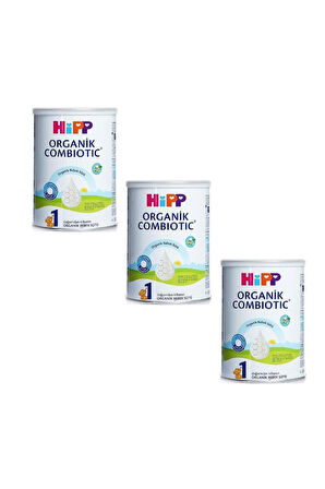 Hipp Organik Combiotic Bebek Sütü 1 Numara 350 gr 3 Adet