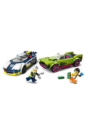 Nessiworld LEGO Police Car and Muscle Car Chase
