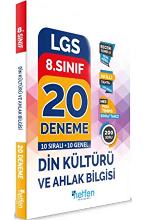 8. Sınıf Din Kültürü Denemeleri / Kolektif / Netfen Yayınları / 9786057666161
