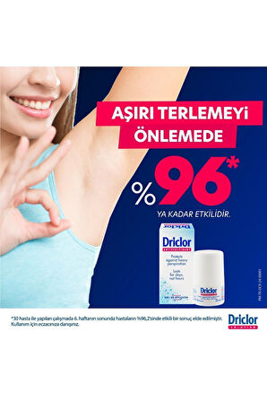 Driclor Antiperspirant Roll-on 20 Ml 3 Adet