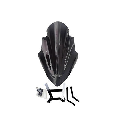 Pulsar Ns 200 ,Ns 150 ,Ns 160 ,Ns 125 ,Ns 200 Ug Uyumlu Ön Cam Siperlik Uzun Tur Camı_Supermoto