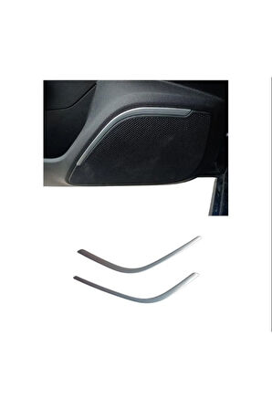 Megane 4 Krom Hoparlör Çıtası 2 Prç Paslanmaz Çelik