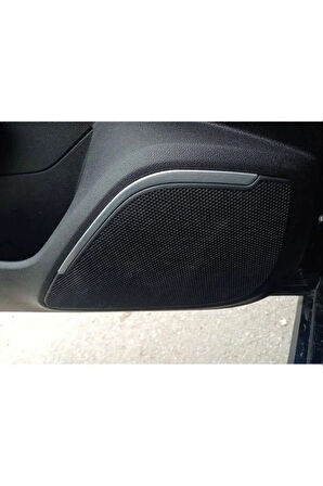 Megane 4 Krom Hoparlör Çıtası 2 Prç Paslanmaz Çelik