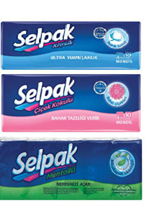 SELPAK Kağıt Mendil Set 1x3