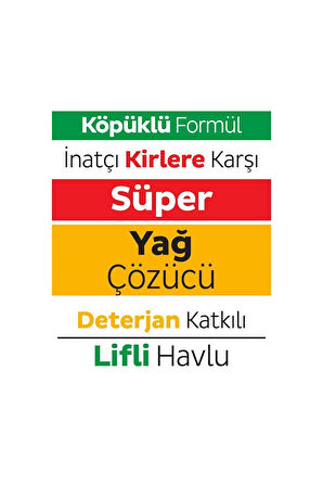 Easy Clean Süper Yağ Çözücü Yüzey Temizlik Havlusu&mendili 2x30 (60 YAPRAK)