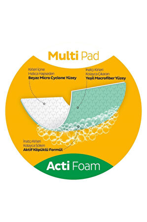 Easy Clean Süper Yağ Çözücü Yüzey Temizlik Havlusu&mendili 2x30 (60 YAPRAK)