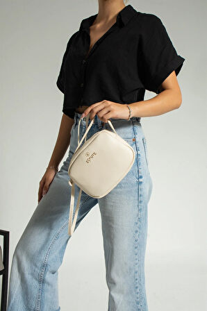 Kadın Mini Urban Çapraz Askılı Fermuarlı Ayarlanabilir Askılı El Ve Kol Omuz çantası