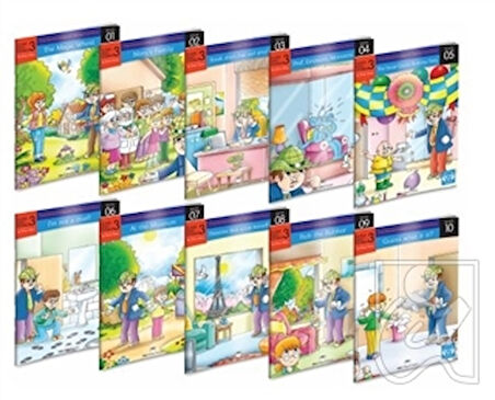 İngilizce Hikaye Seti (10 Kitap) İlkokul 3.Sınıf Karekod Dinlemeli