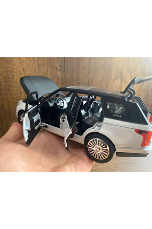 RANGE ROVER DİECAST ARABA BEYAZ RANGE ROVER VELAR ARABA DİECAST METAL ARABA 6 KAPI AÇILIR SESLİ