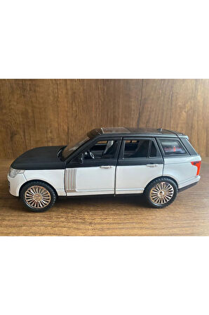 RANGE ROVER DİECAST ARABA BEYAZ RANGE ROVER VELAR ARABA DİECAST METAL ARABA 6 KAPI AÇILIR SESLİ