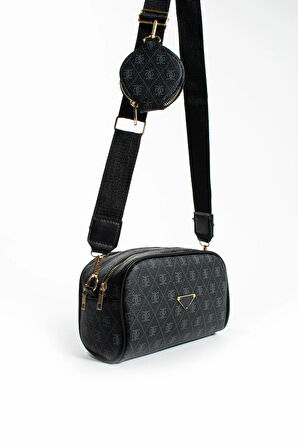 Kadın Çapraz Ayarlanabilir 2 Bölmeli  Askılı Çanta