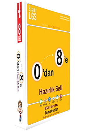0'dan 8'e Hazırlık Seti / Kolektif / Tonguç Akademi / 8683781816125