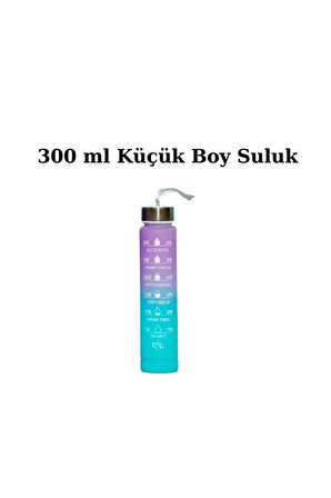 MİNİ BOY 300 ml Matara Suluk Pipetli Suluk Renkli Suluk Küçük Suluk Mini Matara (TEKLİ MATARA)