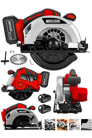 K 21 V Platinum Akülü Çelik Şanzuman Şarjlı Ahşap Sunta Ağaç Kesme Makinası Daire Testere