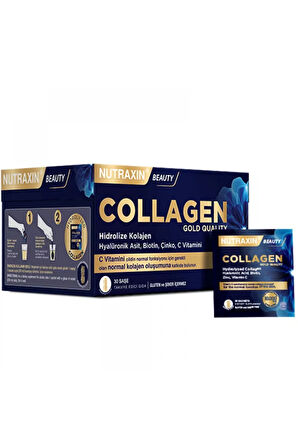 Collagen 30 Saşe 10.000 Mg Tip 1 Tip 3 Ananas Aromalı 3'lü