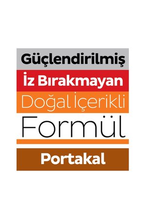 Meyve Serisi Yüzey Temizlik Havlusu Mendili Portakal 100 Yaprak