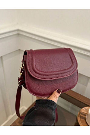 Retro mila çapraz askılı omuz çantası