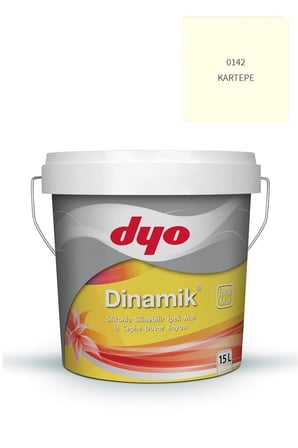 Dinamik Silikonlu Silinebilir Ipek Mat Iç Cephe Duvar Boyası 0986 Begonya 15 Lt